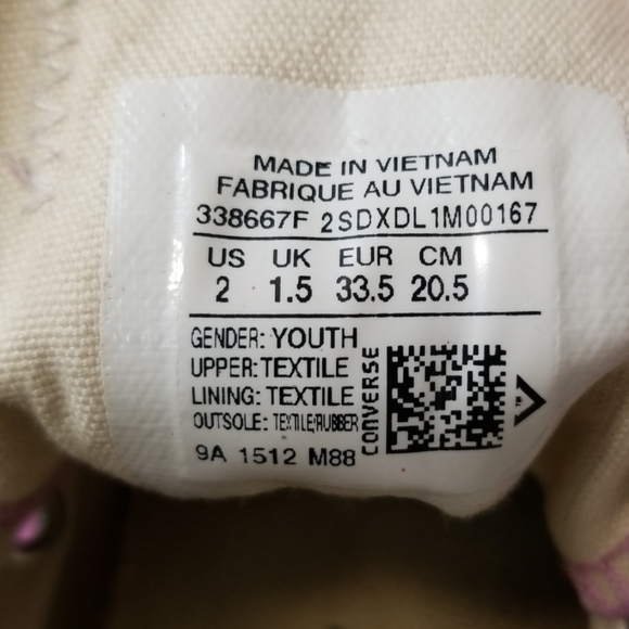 ***SOLD***Converse All Star Low Top Pink Sneakers - Picture 8 of 8